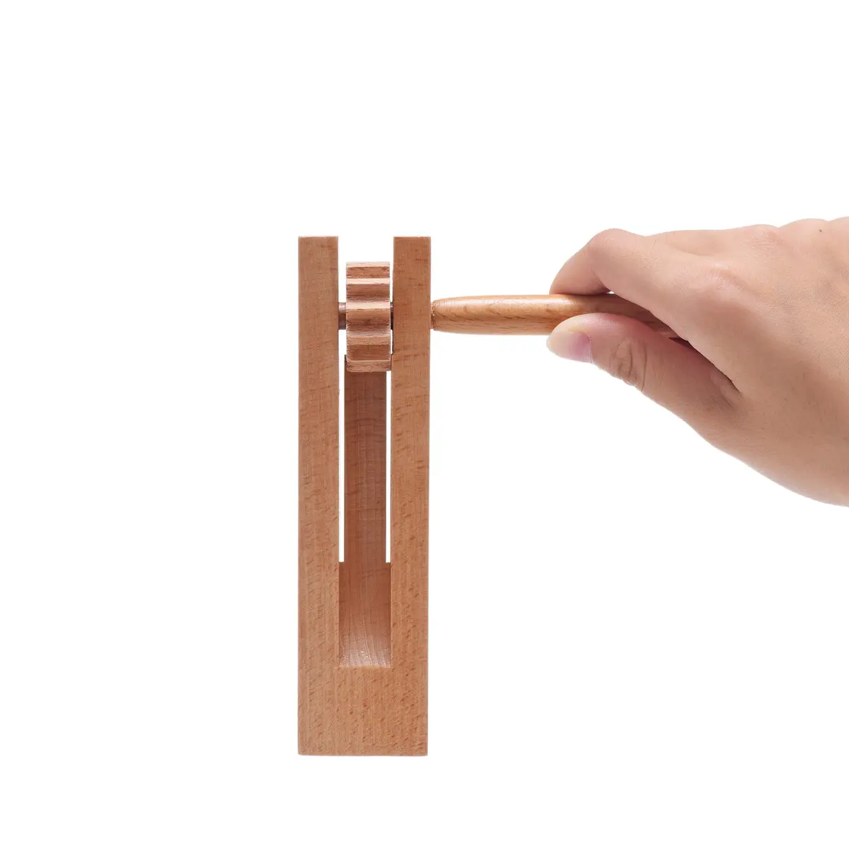 DOMG 2 Pack Wooden Spinning Ratchet Noise Maker Grogger | Traditional Mexican Matraca for Parties & Celebrations - main product image