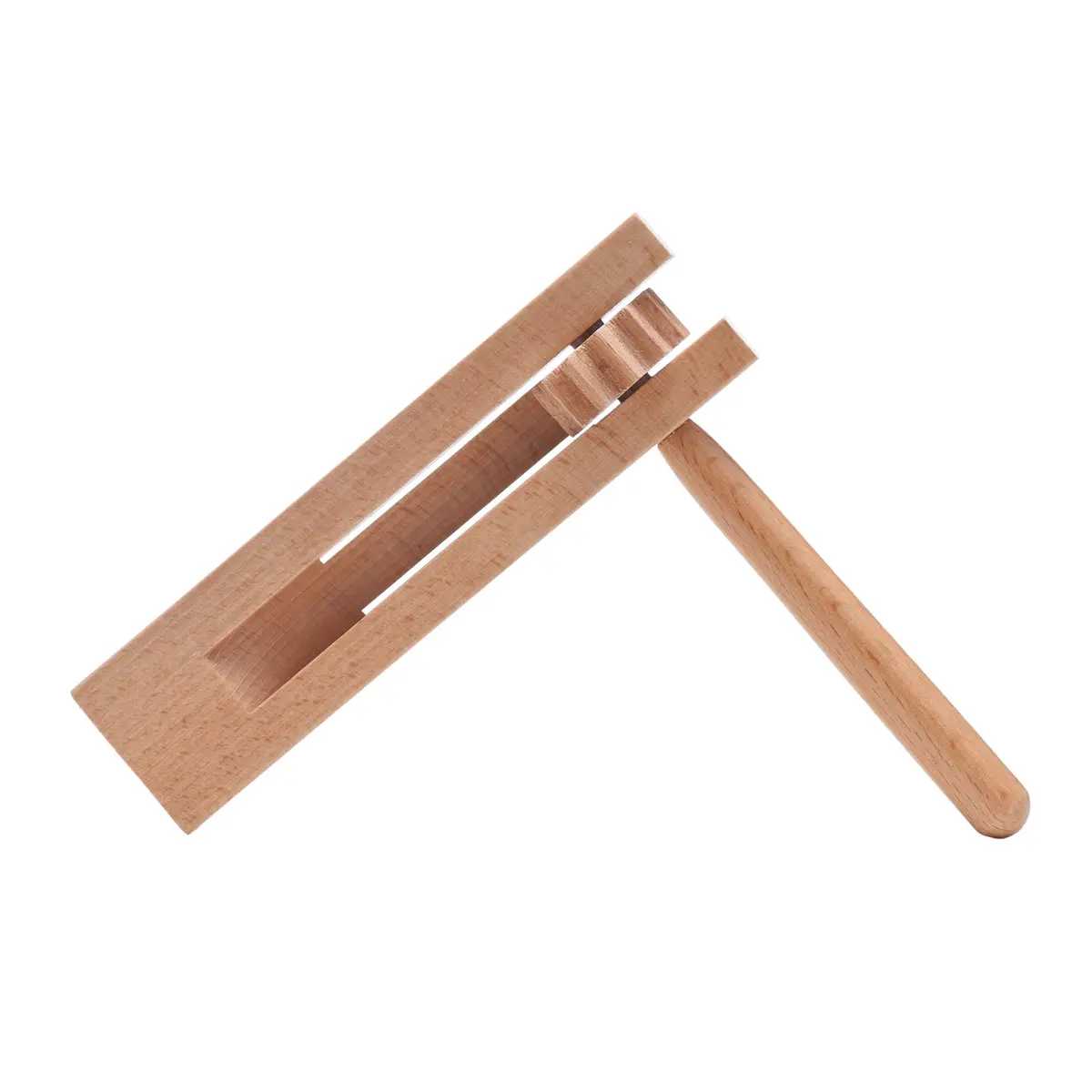 DOMG 2 Pack Wooden Spinning Ratchet Noise Maker Grogger | Traditional Mexican Matraca for Parties & Celebrations - view 2
