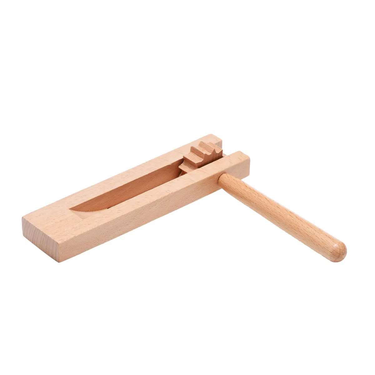 DOMG 2 Pack Wooden Spinning Ratchet Noise Maker Grogger | Traditional Mexican Matraca for Parties & Celebrations - view 3