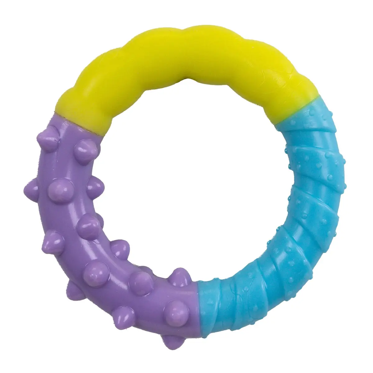 Pupstages Grow-With-Me Ring Dental Dog Chew Toy, 4.7" | Floats & Bounces, Soothes Gums - main product image