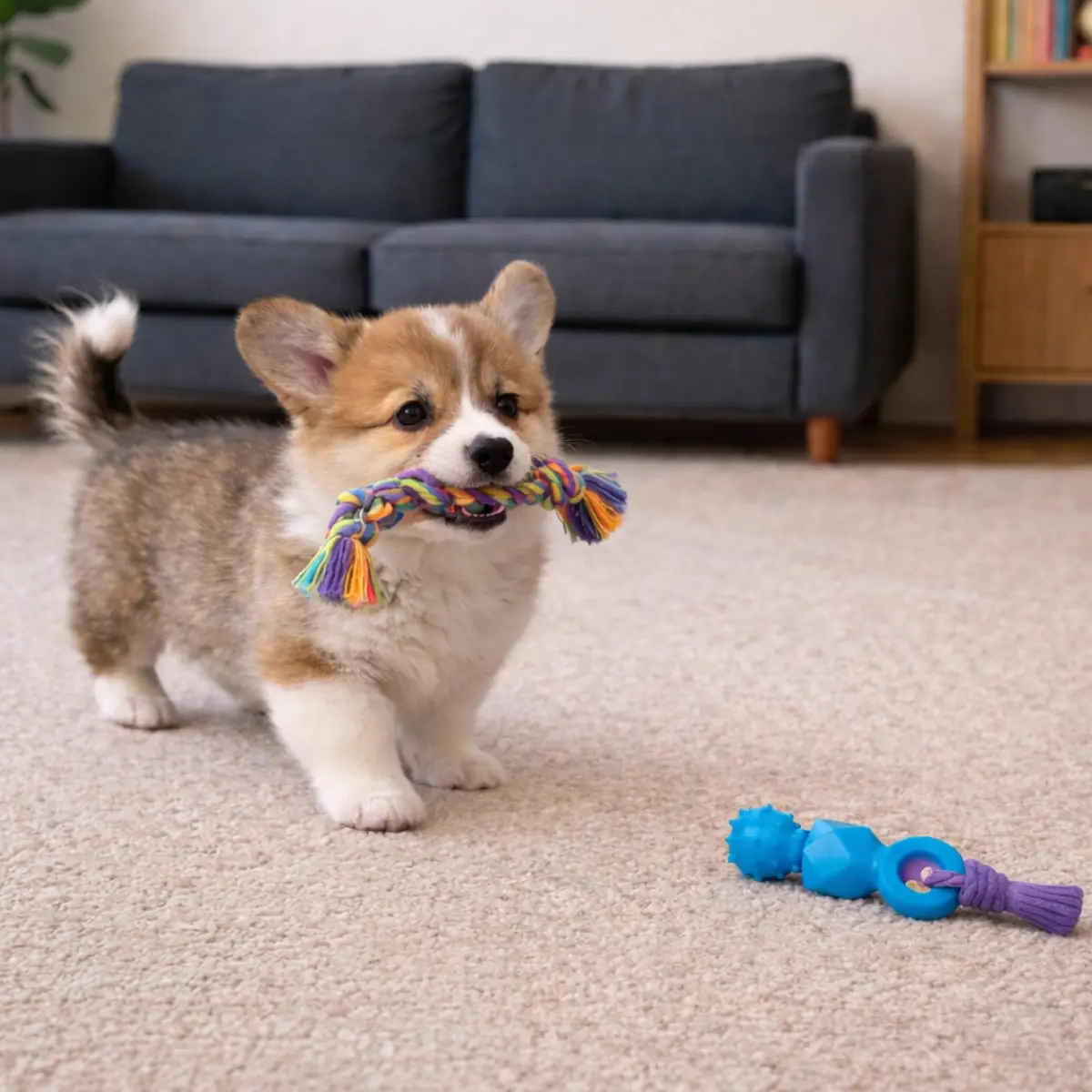 Pupstages Mini Dentachew Dental Dog Chew Toys, 5-8" | Supports Healthy Gums & Teething (110 characters) - view 5
