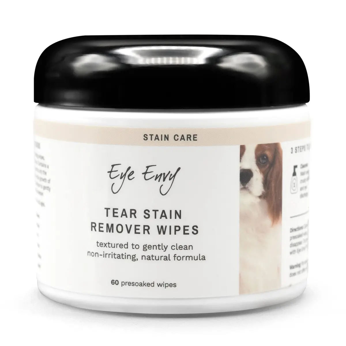 Eye Envy Tear Stain Wipes for Dogs 60 Wipes | Gently Clean & Remove Stains with Natural Formula - main product image