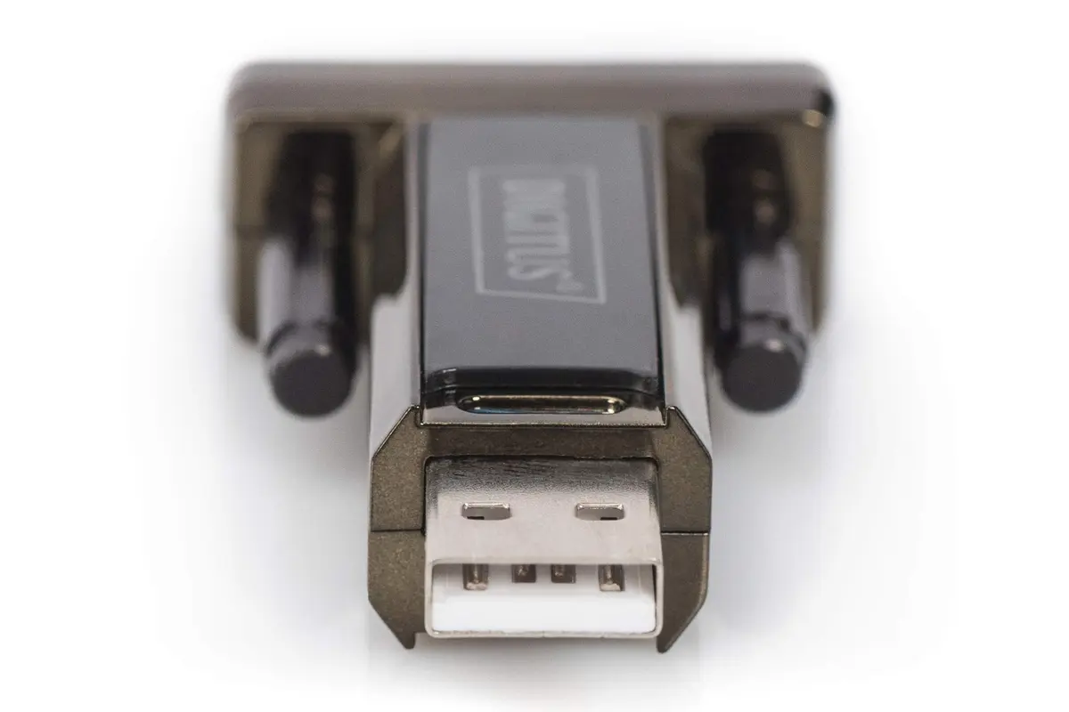 DIGITUS USB to Serial Adapter - RS232 Converter - USB 2.0 Type A to DSUB 9M - PL2303GT Chipset - Includes 80 cm Cable | Data exchange between PC and serial peripherals - view 9