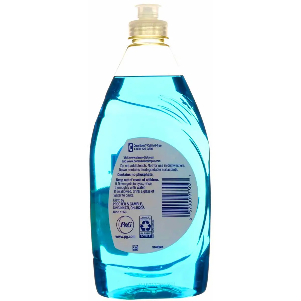 Dawn Ultra Original Dish Detergent Liquid 16.2 Fl Oz | Original Scent, USA Import, Heavy Duty Cleaning - view 3
