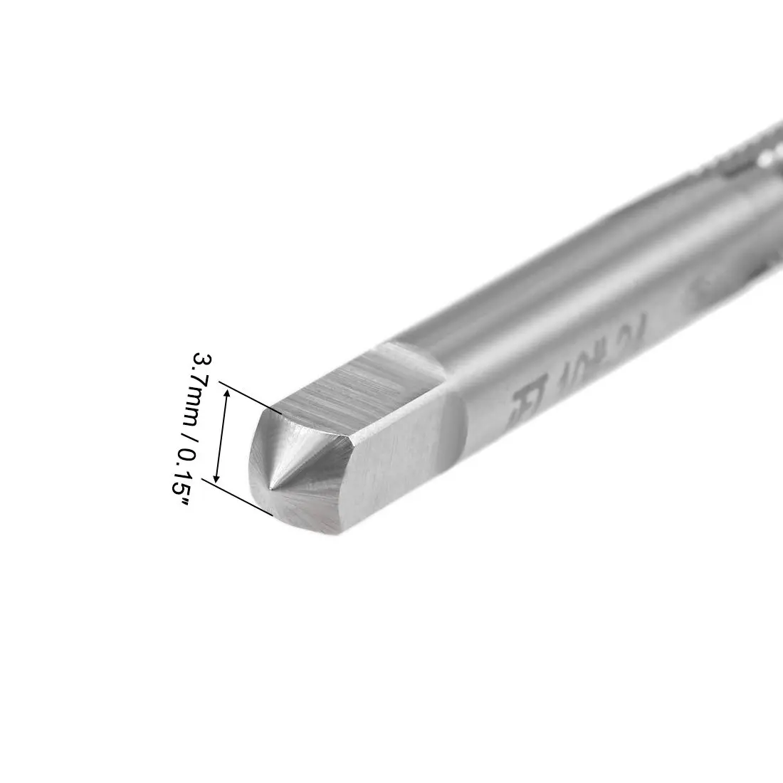 uxcell Machine Tap #10-24 UNC Thread 2B Class 3 Flutes High Speed Steel Screw Threading Tap Tapping Tool 5pcs | Rapid Chip Removal & Durable Steel - view 4