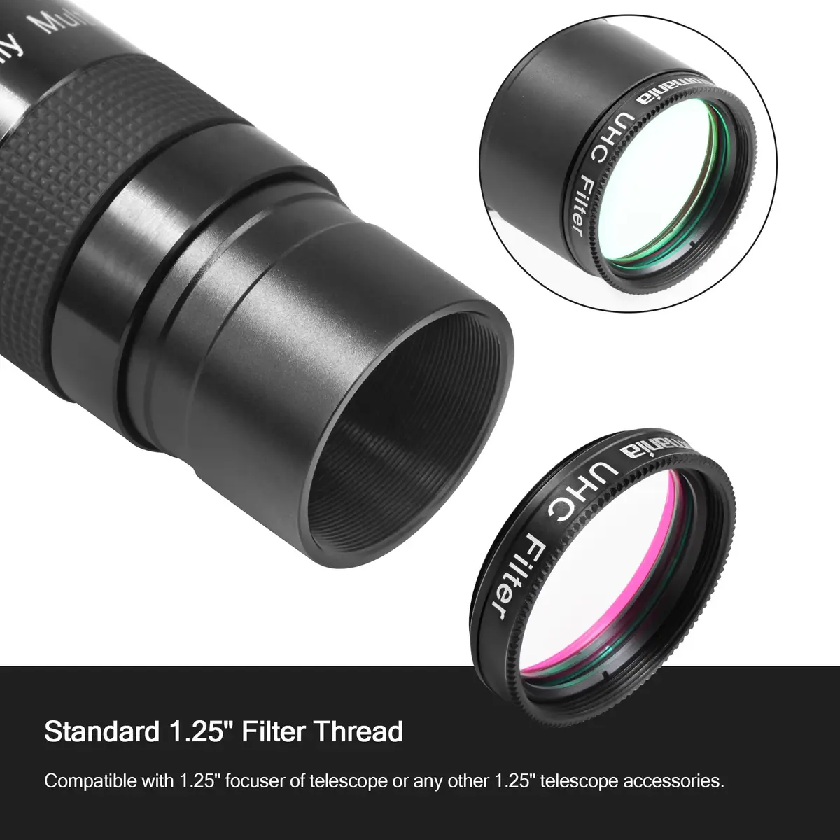 Astromania 1.25" UHC Filter Improve Contrast Nebula | Nebula Filter for Telescope - view 7