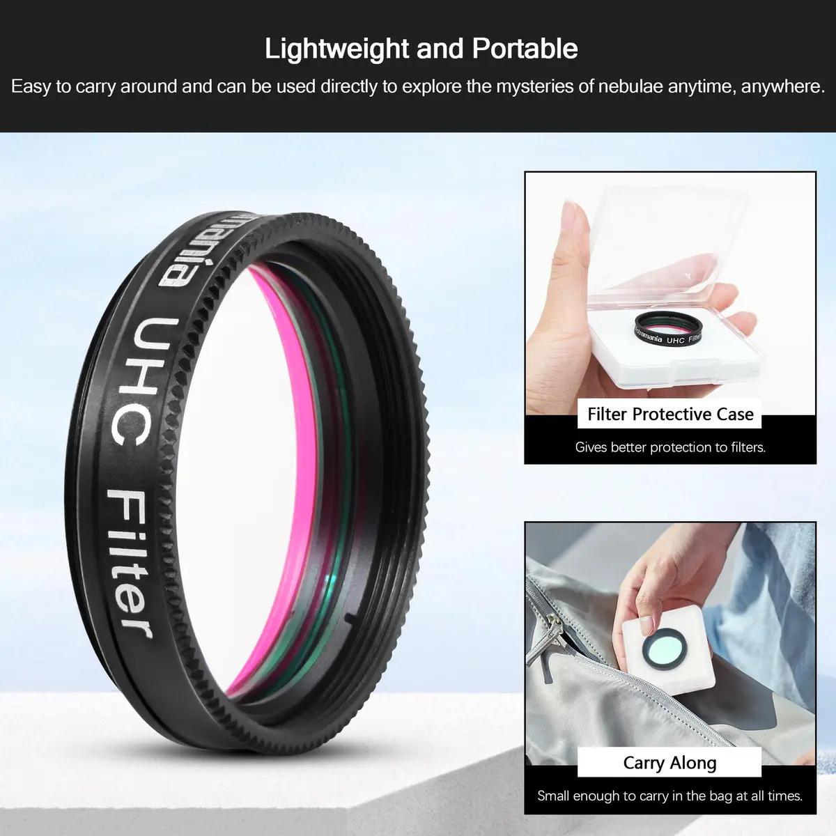 Astromania 1.25" UHC Filter Improve Contrast Nebula | Nebula Filter for Telescope - view 4