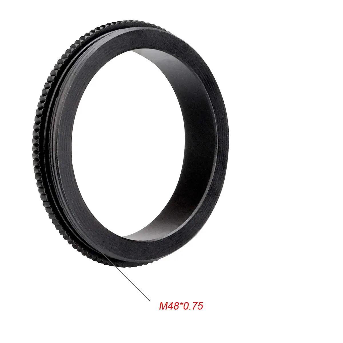 SVBONY SV130 M48 to M42 Male Telescope Adapter Black | Durable Metal Knurling Design - view 4