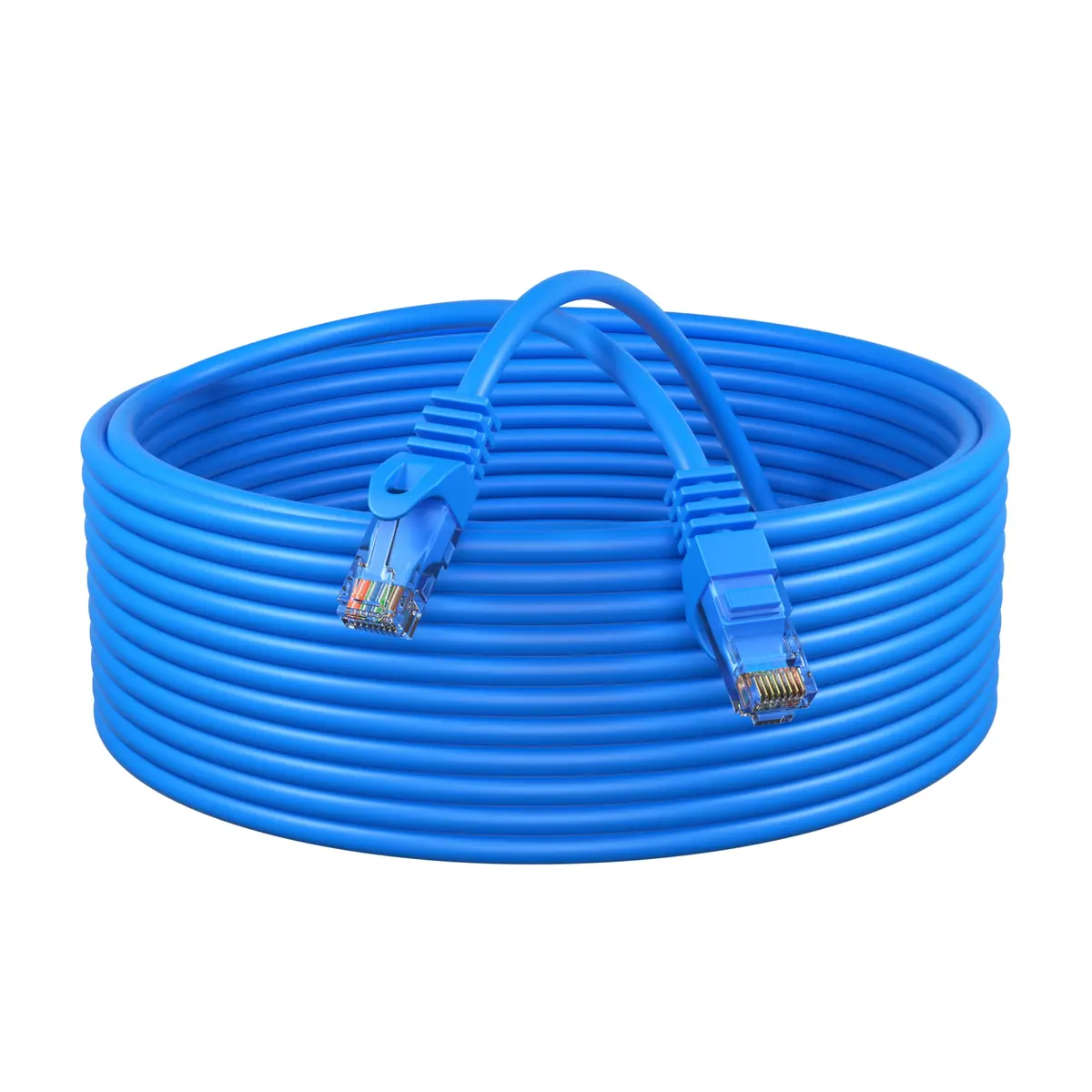 Cables Direct Online Cat6 Network Ethernet Patch Cable 7ft | 550Mhz, Backwards Compatible with Cat5, Blue - main product image