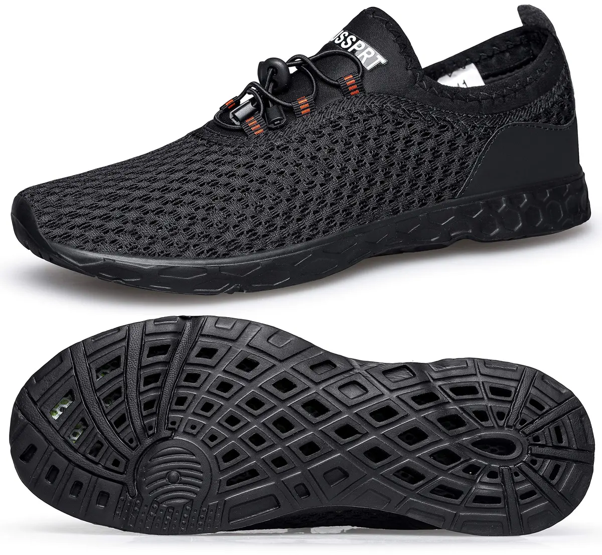 DOUSSPRT Men's Water Shoes Quick Dry | Breathable Mesh, Open Toe, Size 11 - main product image