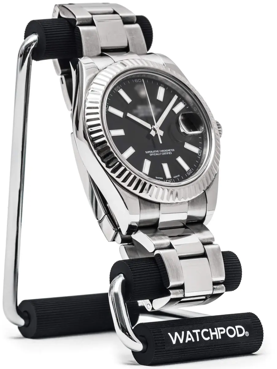 WATCHPOD Watch Display Stand | Metal Holder for 1 Watch | Showcase & Organize Wristwatches, Smart Watches (Large) - view 3
