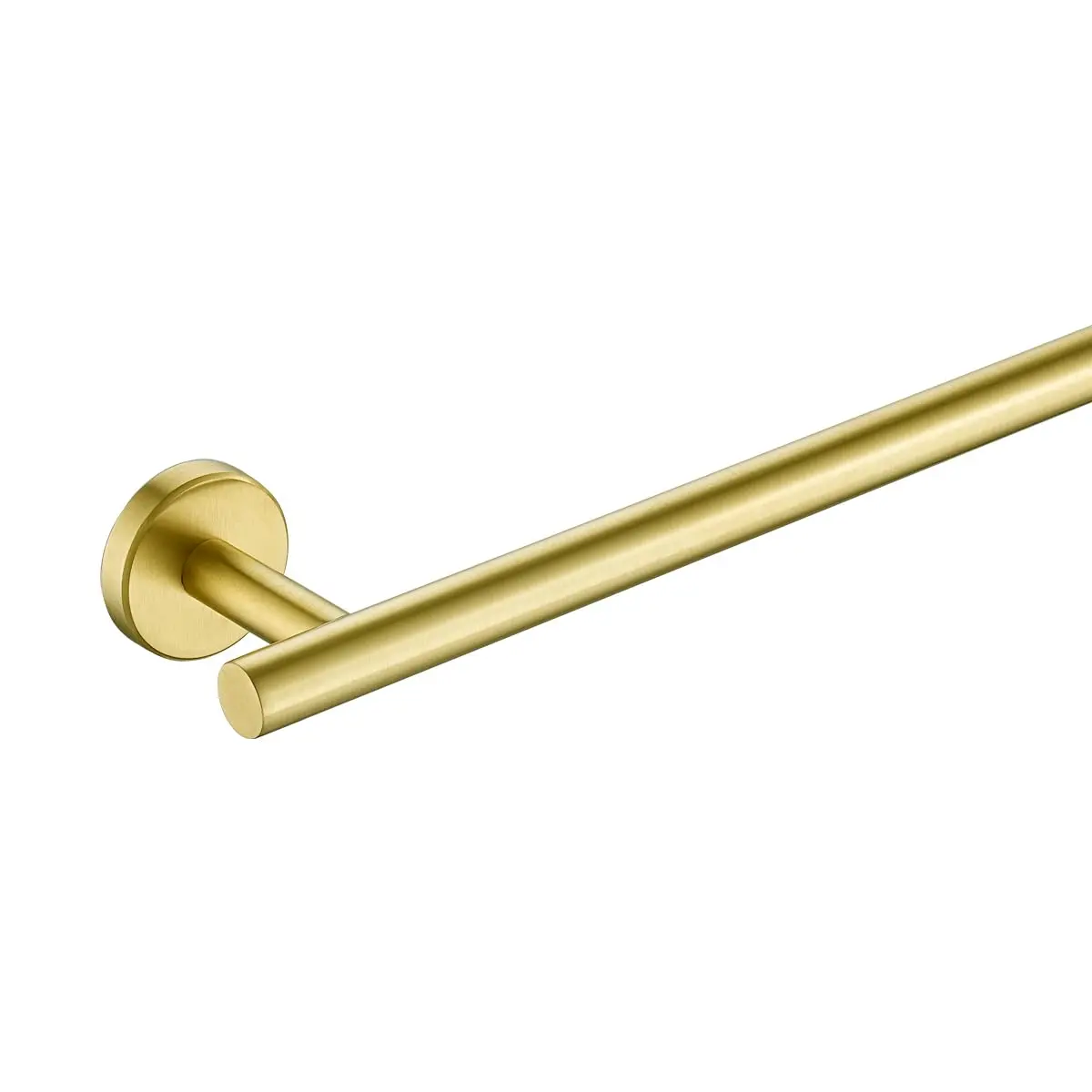JQK Brushed Gold Towel Holder 12 Inch | Rust-Proof Stainless Steel Wall Mount (70-120 chars) - main product image