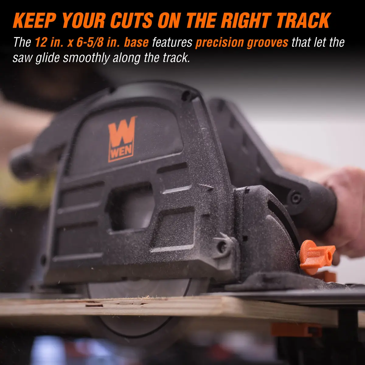 WEN 10-Amp 6.5-Inch Plunge Cut Sidewinder Circular Track Saw | Precise, Portable, USA Import - view 6