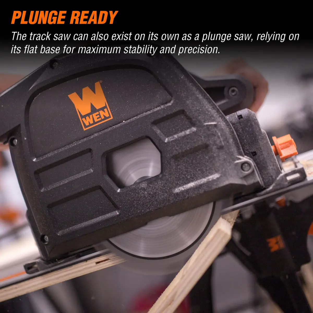 WEN 10-Amp 6.5-Inch Plunge Cut Sidewinder Circular Track Saw | Precise, Portable, USA Import - view 3
