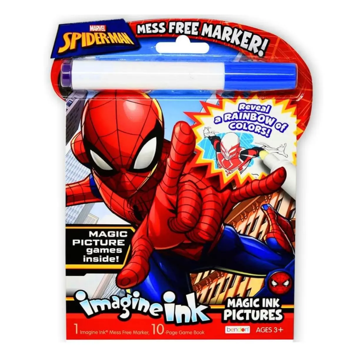 Bendon Imagine Ink Magic Ink Pictures (Ultimate Spider-Man) | Creative Toy for Kids - main product image