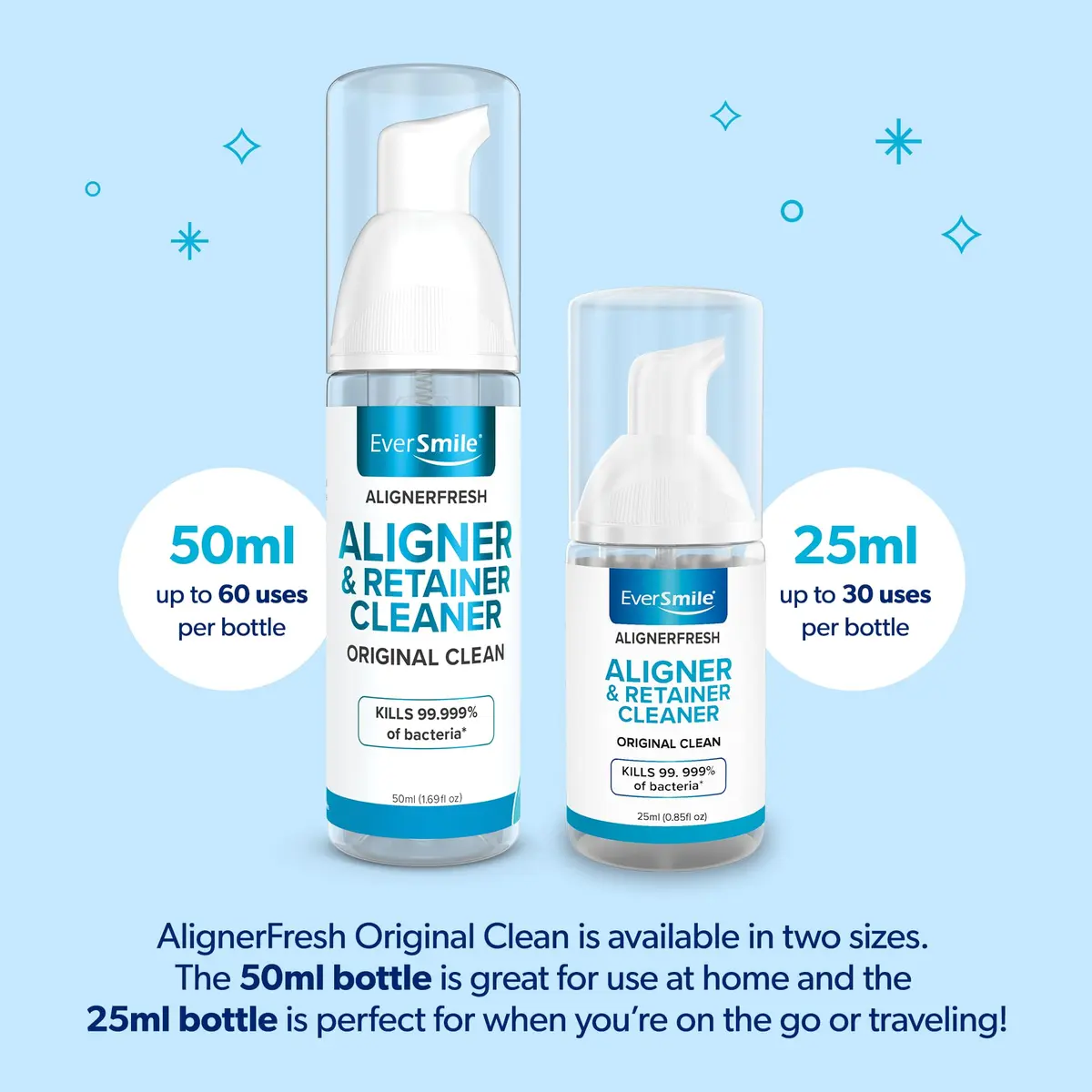 EverSmile AlignerFresh Original Clean Foam 25ml | Whitens Teeth & Fights Bad Breath - view 6