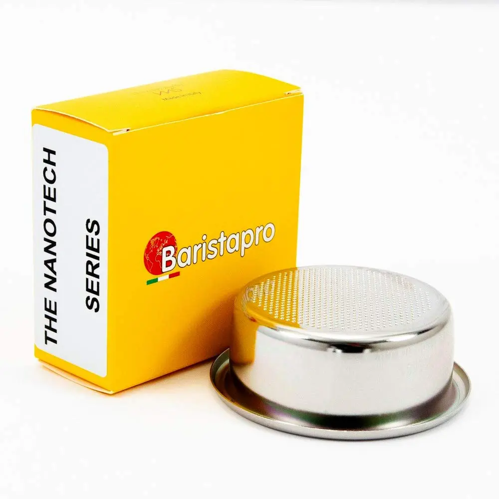 IMS Baristapro Nanotech Precision Ridgeless Double Portafilter Basket 20g | NanoQuartz Non-Stick Coating - main product image