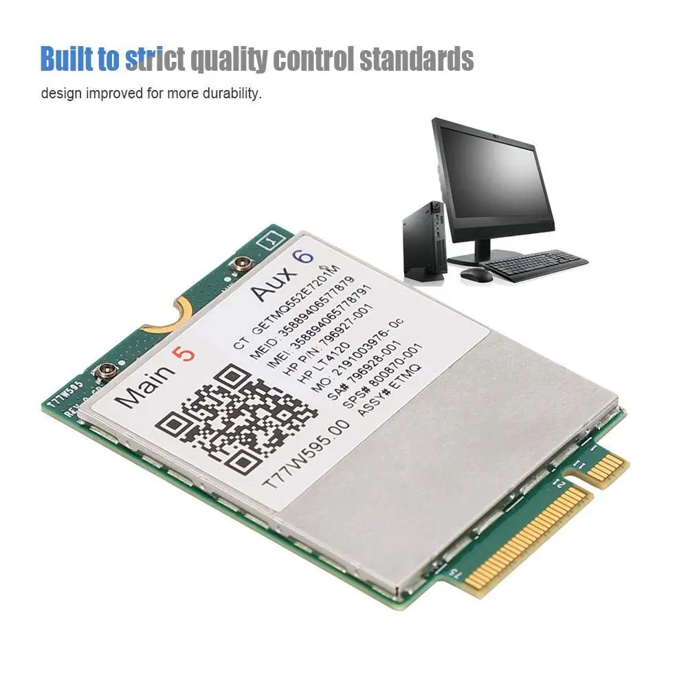 ASHATA 4G LTE Card Module T77W595 | 4G Network Card for Probook/EliteBook 820/840/850 G2 G3 - view 3