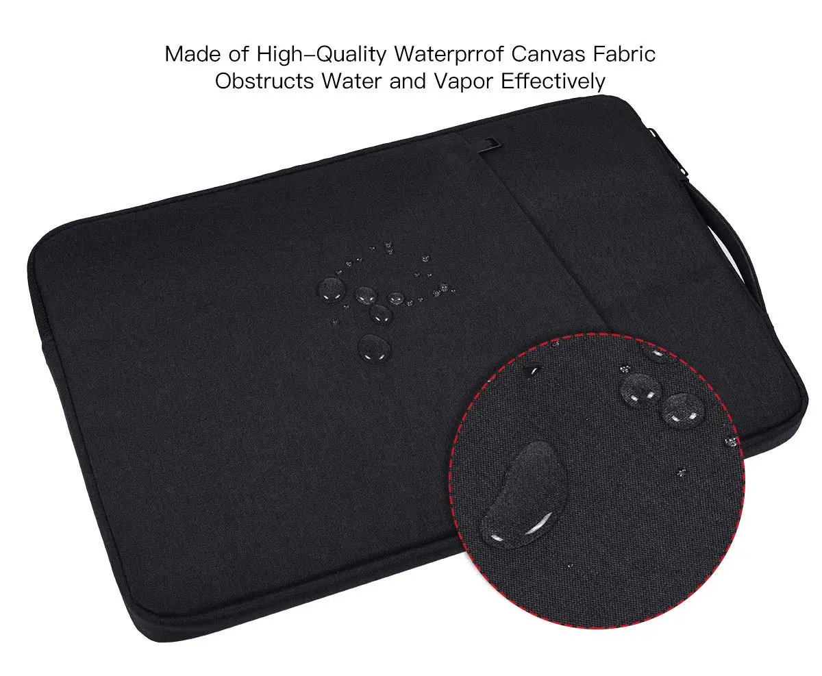 iKammo 13 Inch Laptop Sleeve for 13.5-14.4 Inch Surface & Notebook | Waterproof Canvas, Slim & Protective - view 5