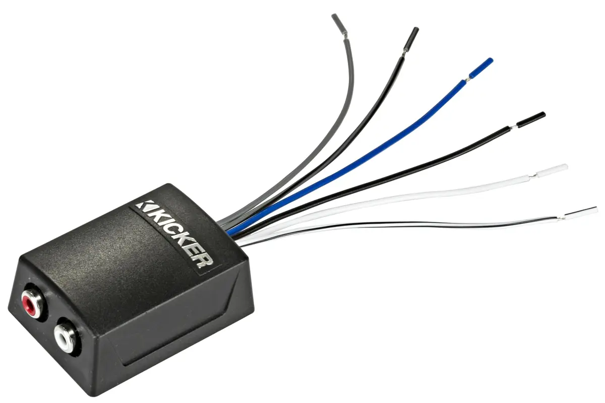 Kicker 46KISLOC2 Stereo Line-Out Converter with Remote Turn-On Output | 55W Input, 8V Output, Flat Frequency Response - view 4