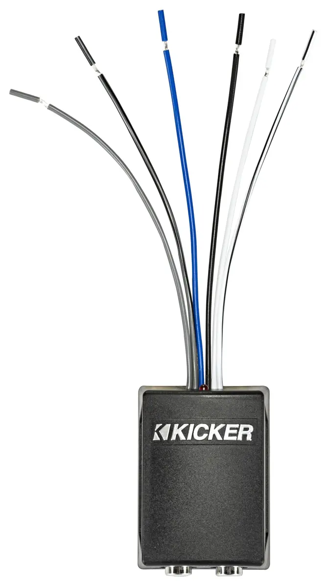 Kicker 46KISLOC2 Stereo Line-Out Converter with Remote Turn-On Output | 55W Input, 8V Output, Flat Frequency Response - view 3