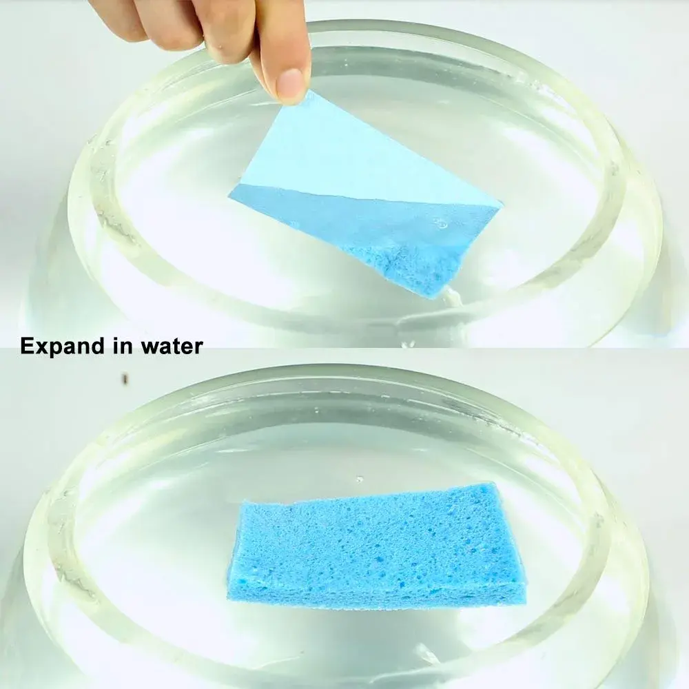 ARCLIBER Compressed Scrub Sponge 18-Pack | Biodegradable Cellulose for Kitchen, Bathroom, Cars - view 3