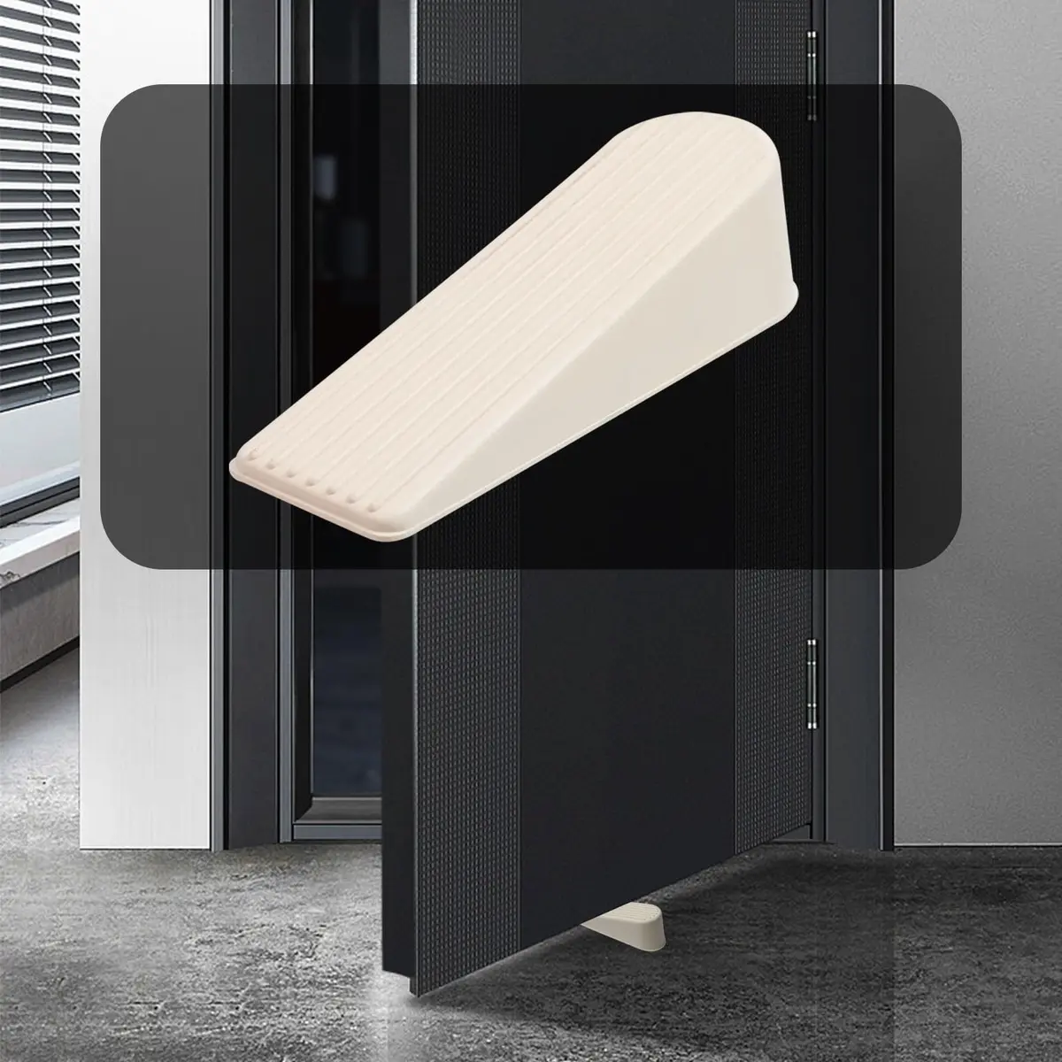 Rannb White 4pcs Door Stop Wedge | Protect Floors & Doors in India - view 5