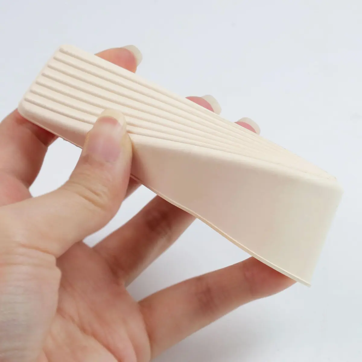 Rannb White 4pcs Door Stop Wedge | Protect Floors & Doors in India - view 7