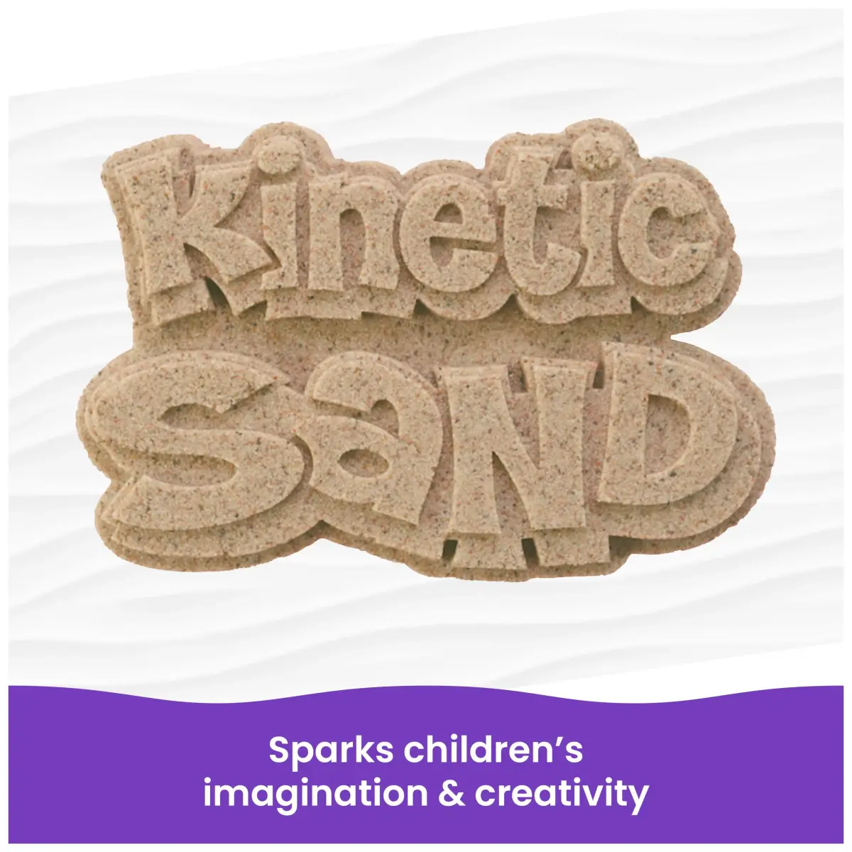 Kinetic Sand Brown 2lb (907g) | Moldable Sensory Play Sand for Kids Ages 3+ | Non-Toxic & Easy Cleanup - view 5