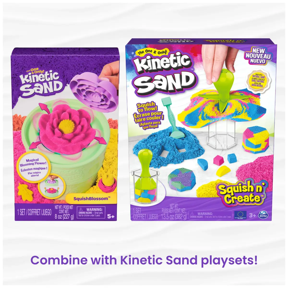 Kinetic Sand Brown 2lb (907g) | Moldable Sensory Play Sand for Kids Ages 3+ | Non-Toxic & Easy Cleanup - view 7