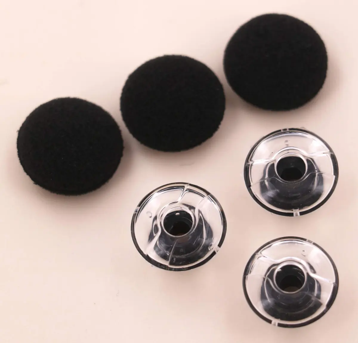 IiEXCEL Clear Replacement Eartip Kit for Plantronics Voyager Legend & 5200 Headsets | 3-Pack Large Size - view 6