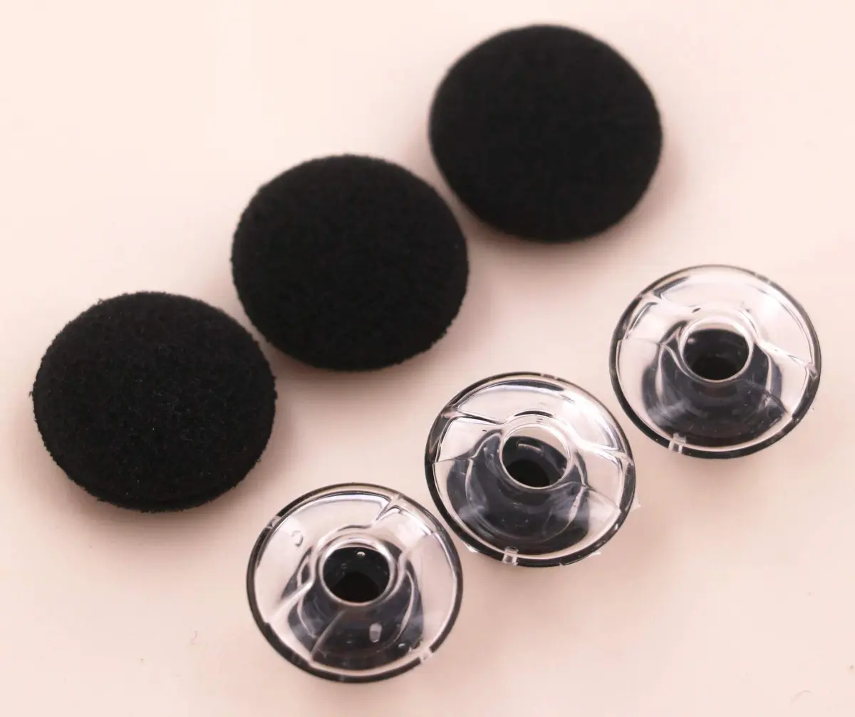 IiEXCEL Clear Replacement Eartip Kit for Plantronics Voyager Legend & 5200 Headsets | 3-Pack Large Size - view 7