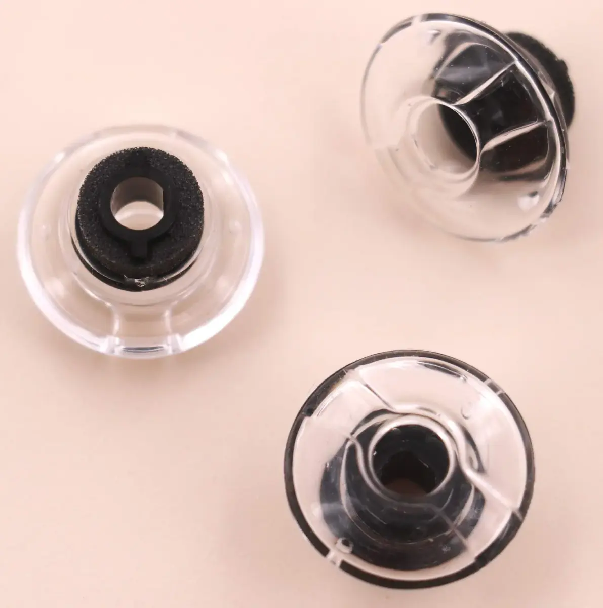 IiEXCEL Clear Replacement Eartip Kit for Plantronics Voyager Legend & 5200 Headsets | 3-Pack Large Size - view 4