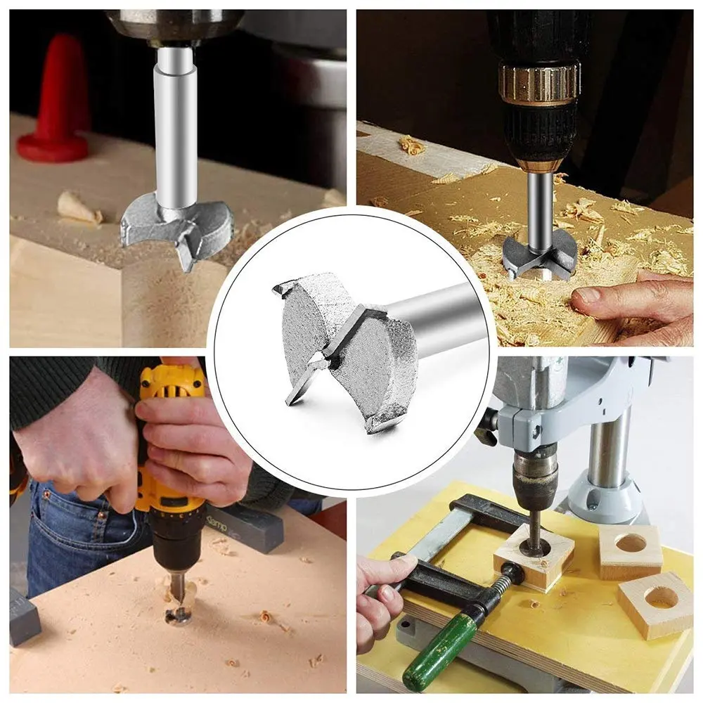 Utoolmart Forstner Drill Bit 100mm (3.94") Hex Shank | Precision Wood Cutter for Softwoods & Plastics - view 8