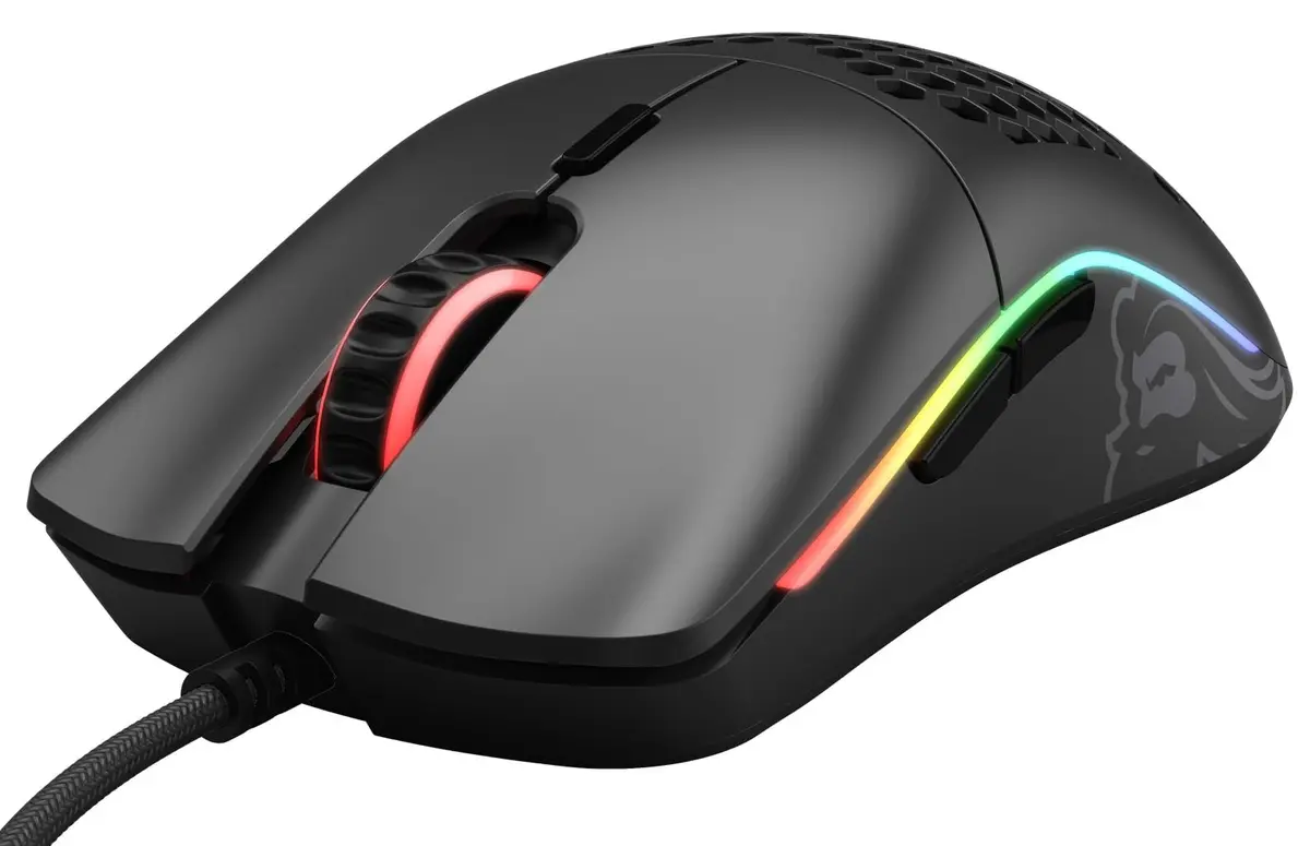 Glorious Model O- (Minus) Compact Wired Gaming Mouse 58g | Pixart 3360 Sensor, 6 Buttons, Ambidextrous - view 3