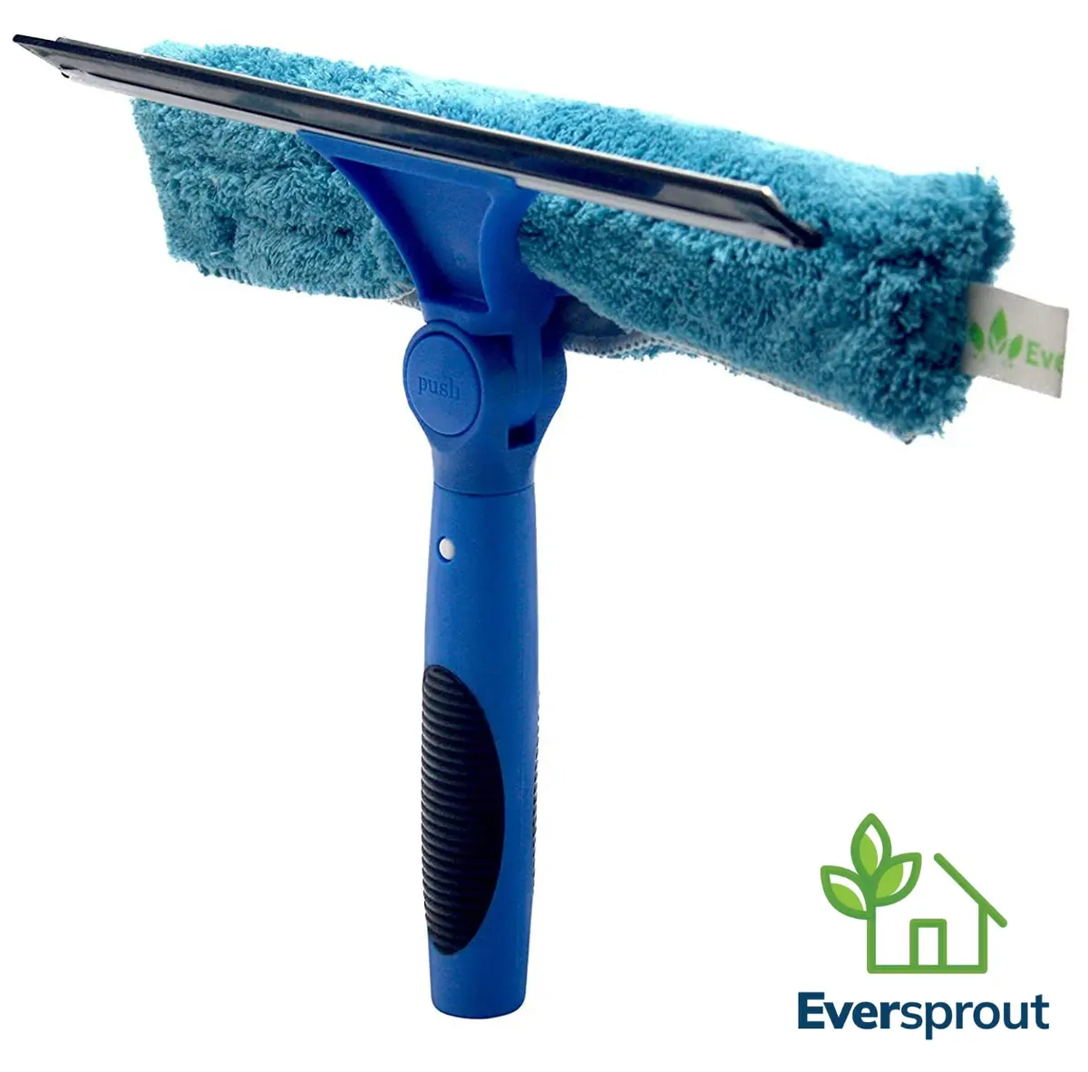 EVERSPROUT Swivel Squeegee & Microfiber Window Scrubber Attachment | 10-inch Blade, 7-Angle Swivel, Washable Microfiber - view 7