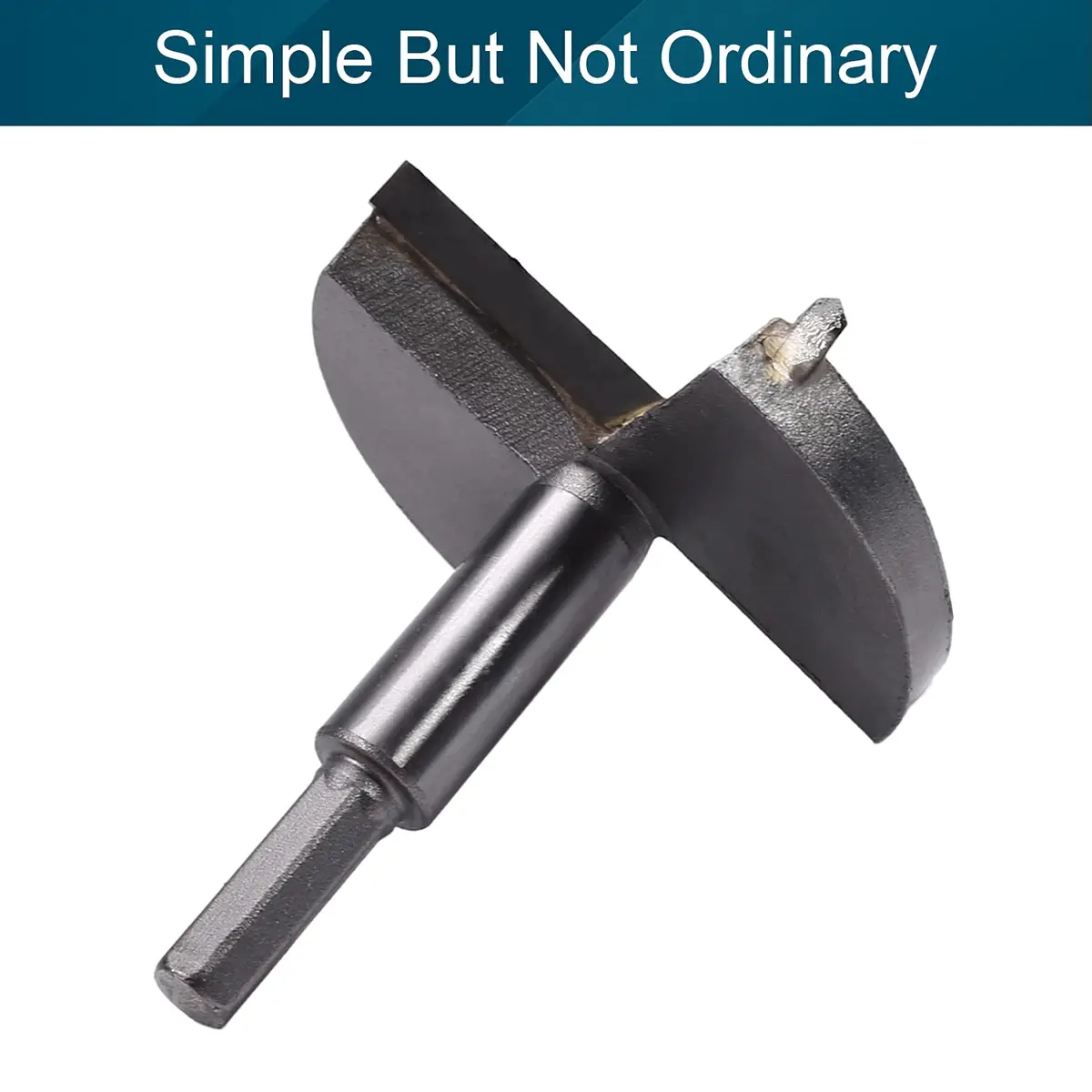 Utoolmart 80mm Forstner Drill Bit | Hex Shank Cemented Carbide Wood Cutter Tool - view 4