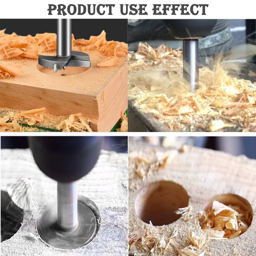 Utoolmart 80mm Forstner Drill Bit | Hex Shank Cemented Carbide Wood Cutter Tool - view 8