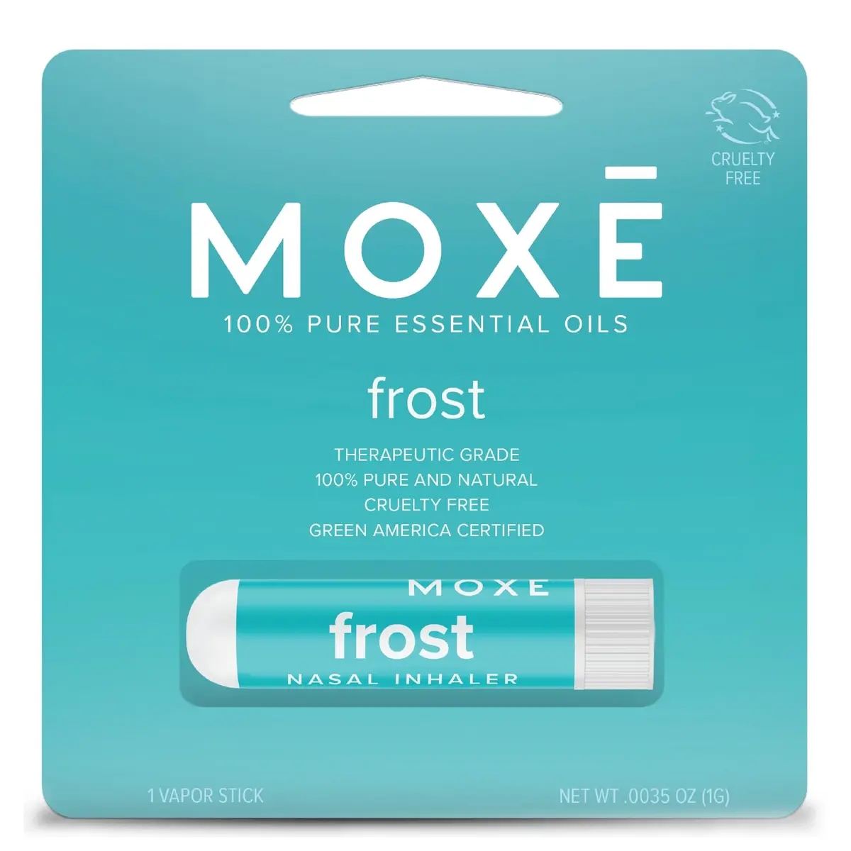 MOXE Frost Nasal Inhaler Stick 1PK | Cooling Aromatherapy for Breathing Support - main product image