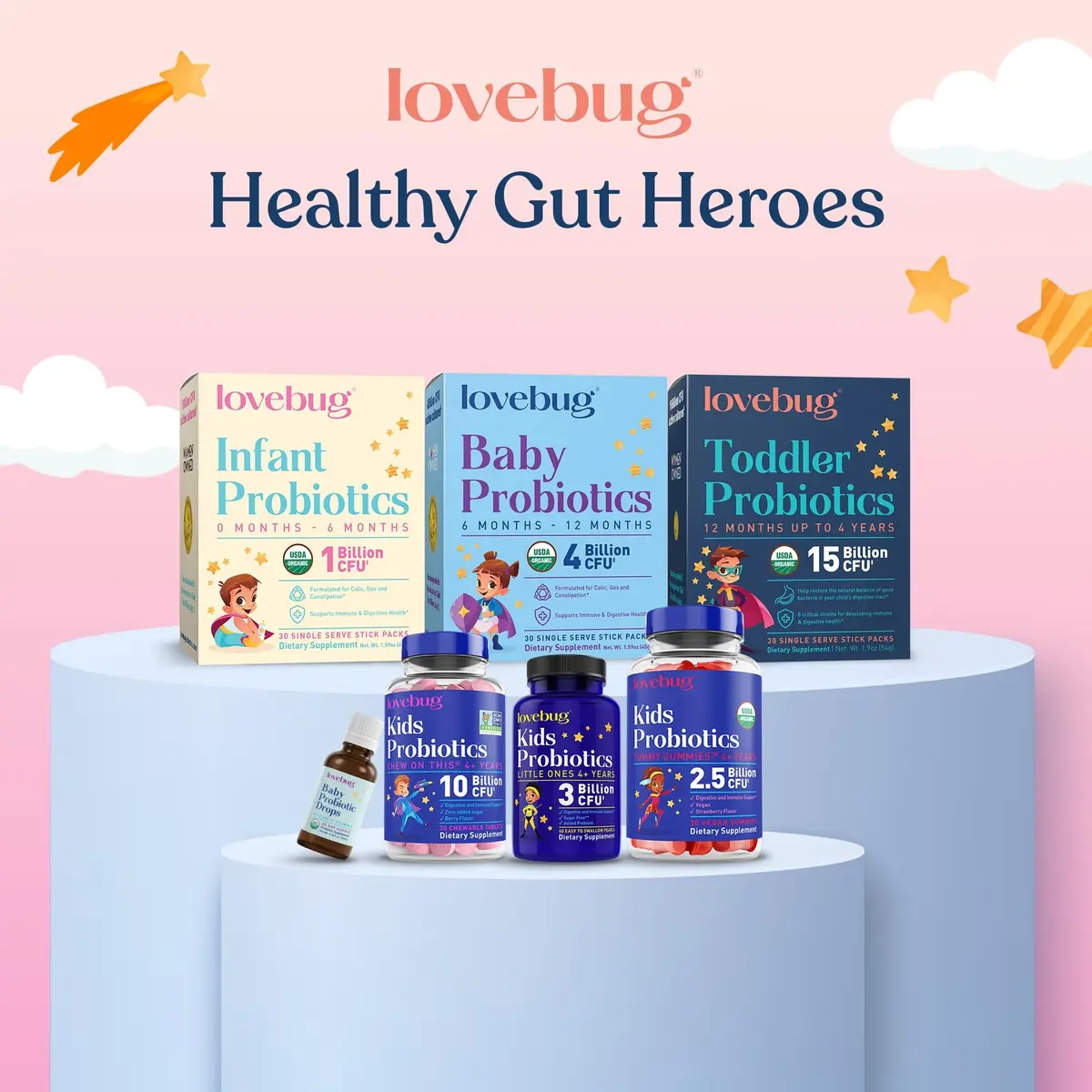 LOVEBUG Toddler Probiotics with Fiber 60 Count | Supports Digestive & Immune Health - view 8