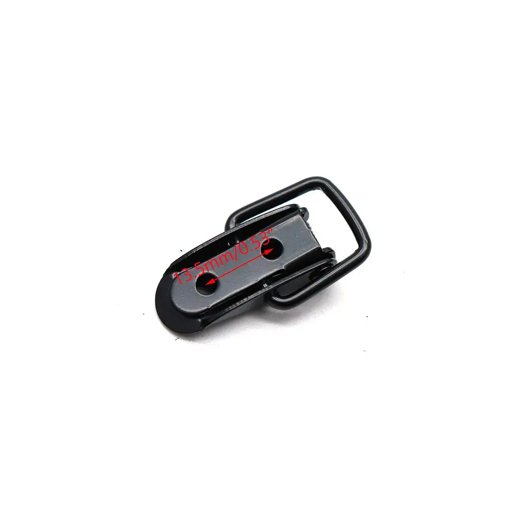 Rannb Mini Toggle Latch Black 47mm x 22mm | 10pcs Spring Loaded Cabinet Latches - view 3