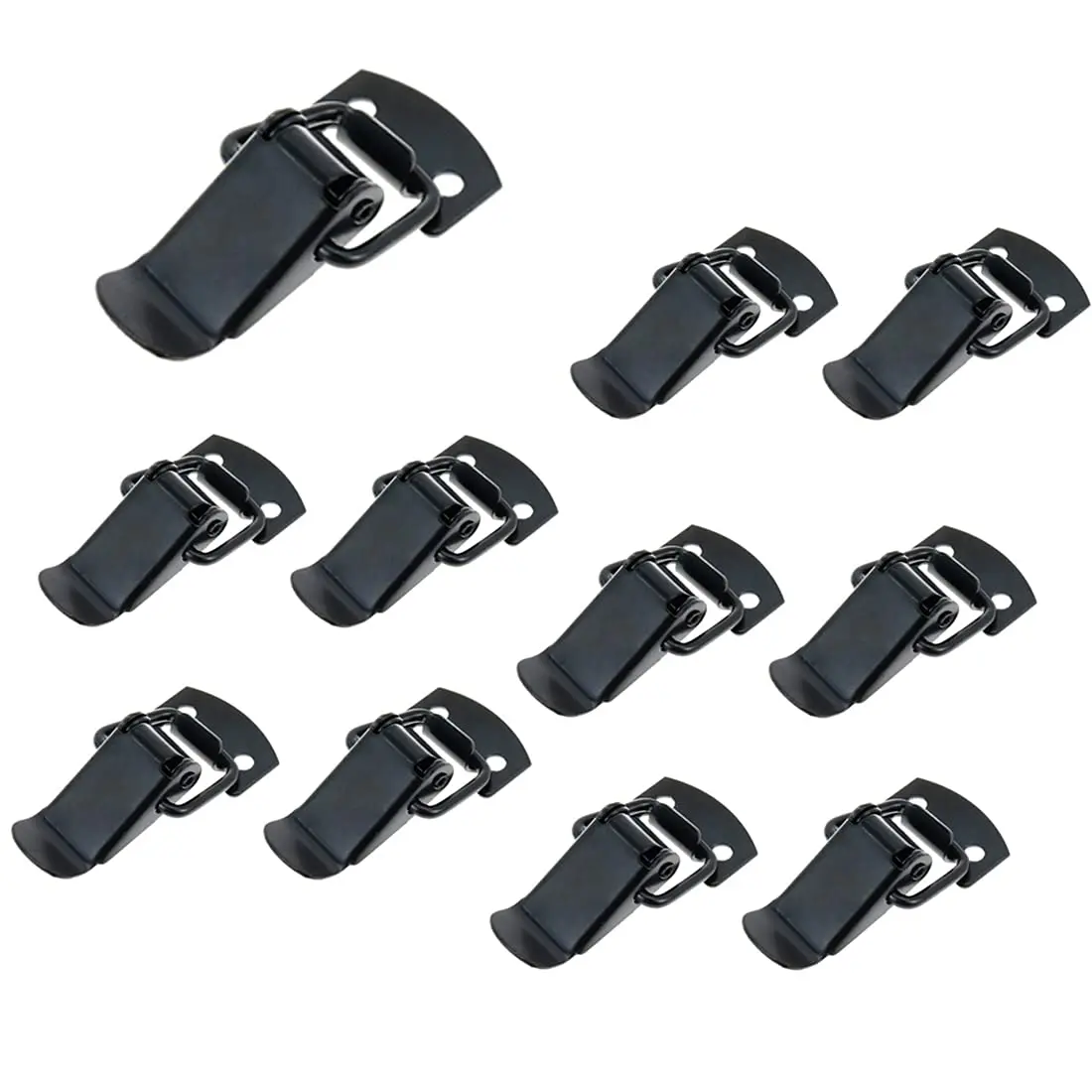 Rannb Mini Toggle Latch Stainless Steel, 201 SS, 10-Pack | Secure Cabinet & Toolbox Latches - main product image