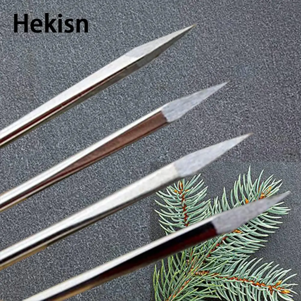 HEKISN Professional Large-Eye Leather Stitching Needles (1.73"/2.28"/2.76") | Stainless Steel Craft Tool Set - view 2