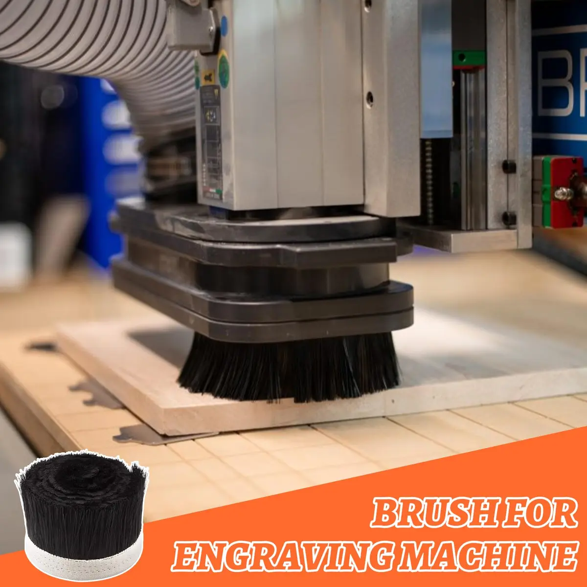 STARVAST 100mm CNC Dust Shoe Brush 1m (3.28ft) | For Router Spindle Motors & 3D Printers - view 4