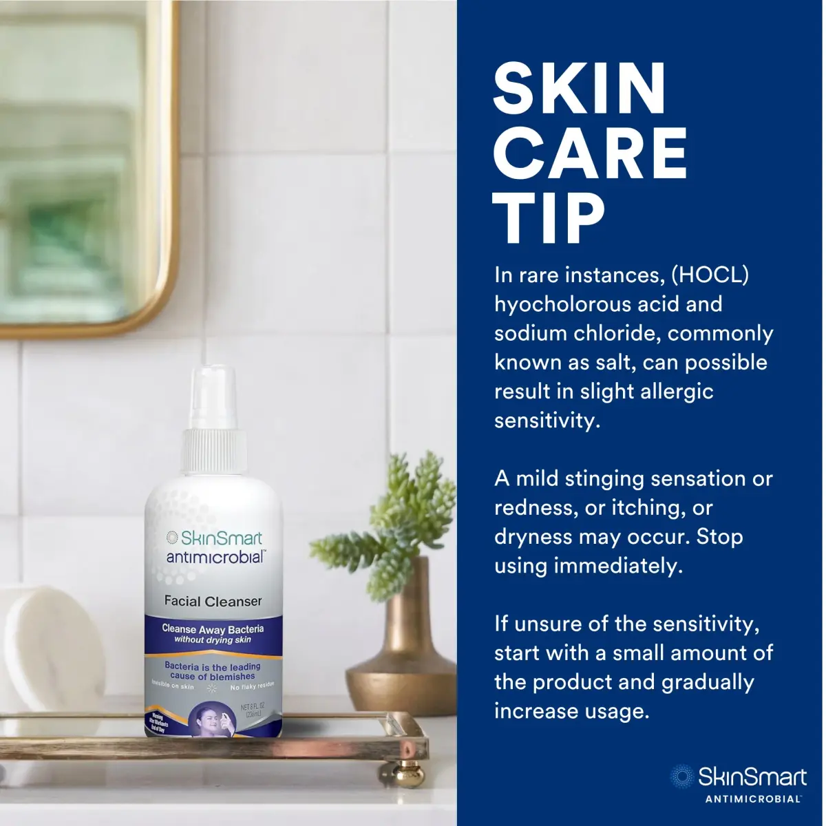 SkinSmart Antimicrobial Facial Cleanser Spray 237ml (8 Fl Oz) | Targets Breakout Bacteria for Clearer Skin - view 9