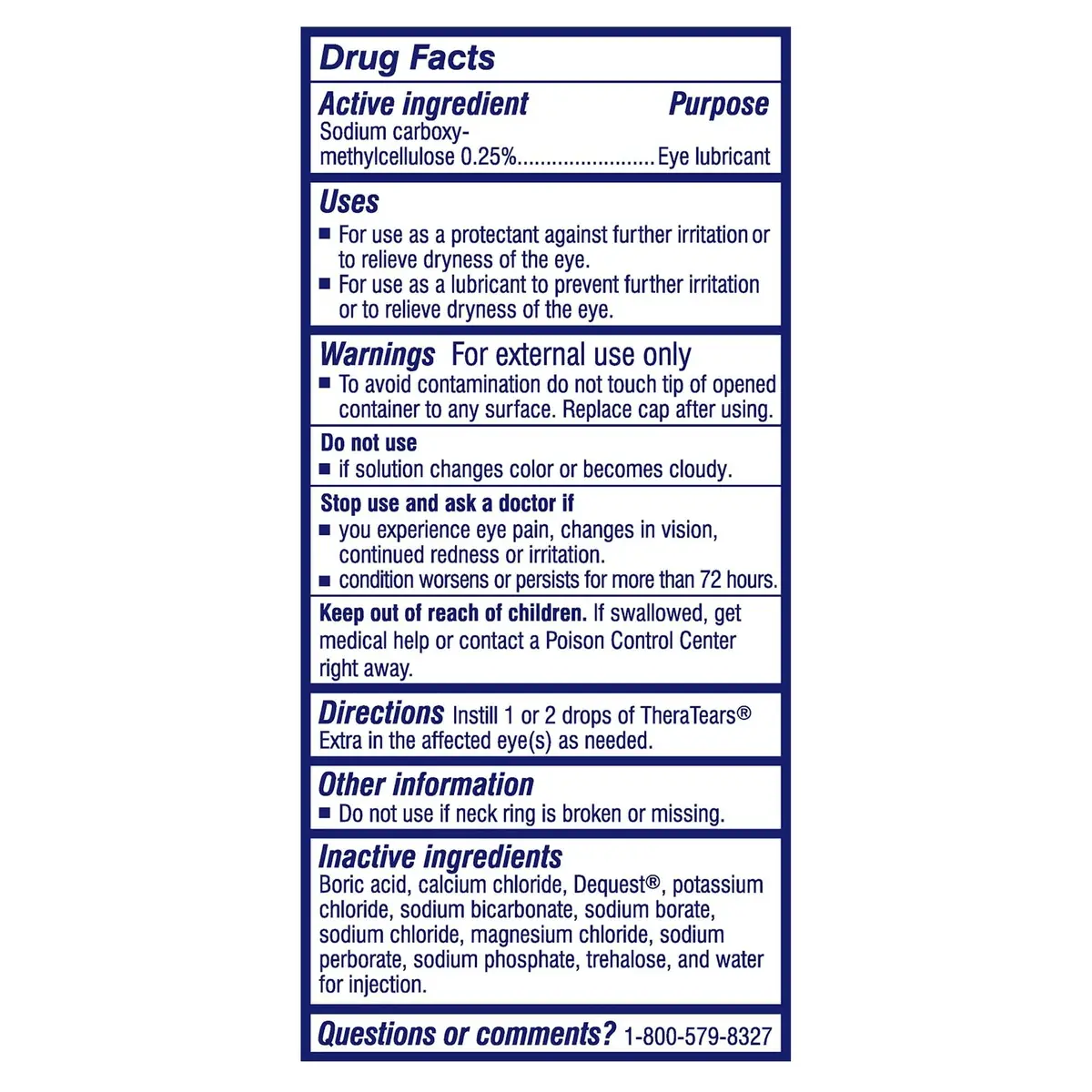 TheraTears Extra Dry Eye Drops 0.5 Fl Oz | Hydrating, Long-Lasting Relief for Dry Eyes - view 8