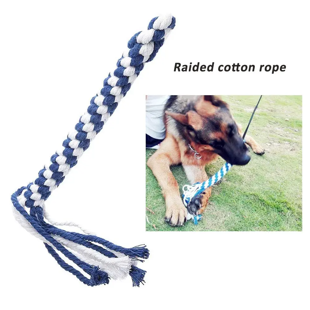 SYOOY Interactive Dog Flirt Pole with 3 Rope Tails | 25cm-89cm (10"-35") Extendable Wand - view 5
