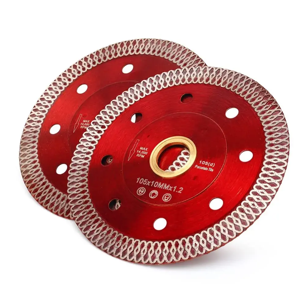 Casaverde 4-inch (105 mm) Super Thin Diamond Porcelain Saw Blade Set | Fast, Chip-Free Cuts for Masonry - view 2