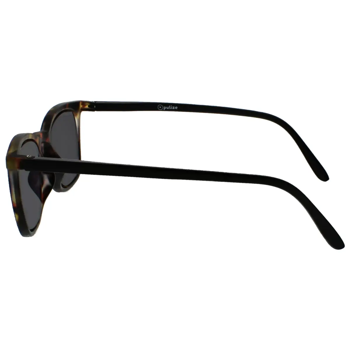 OPULIZE BEX Reading Glasses +1.50 Diopters | Oversized Square Frame, Matt Brown Tortoiseshell with Black Arms, UV400 Protection - view 5