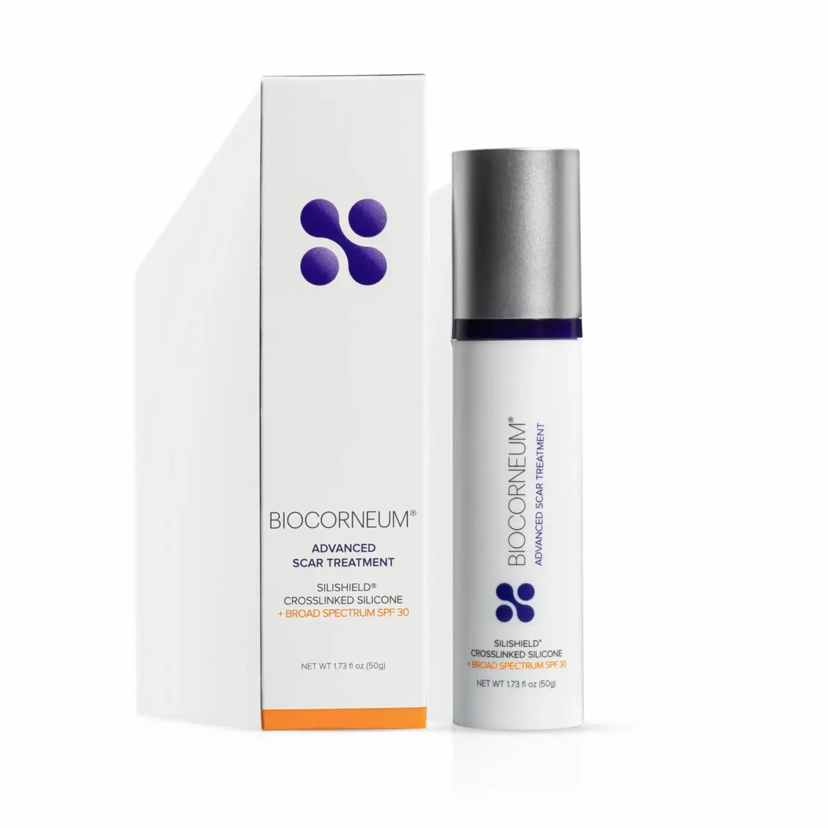 Biocorneum Advanced Scar Treatment Gel SPF 30 with Silishield 50g (1.75 Fl Oz) | Water-Resistant Silicone Scar Cream for All Skin Types - main product image